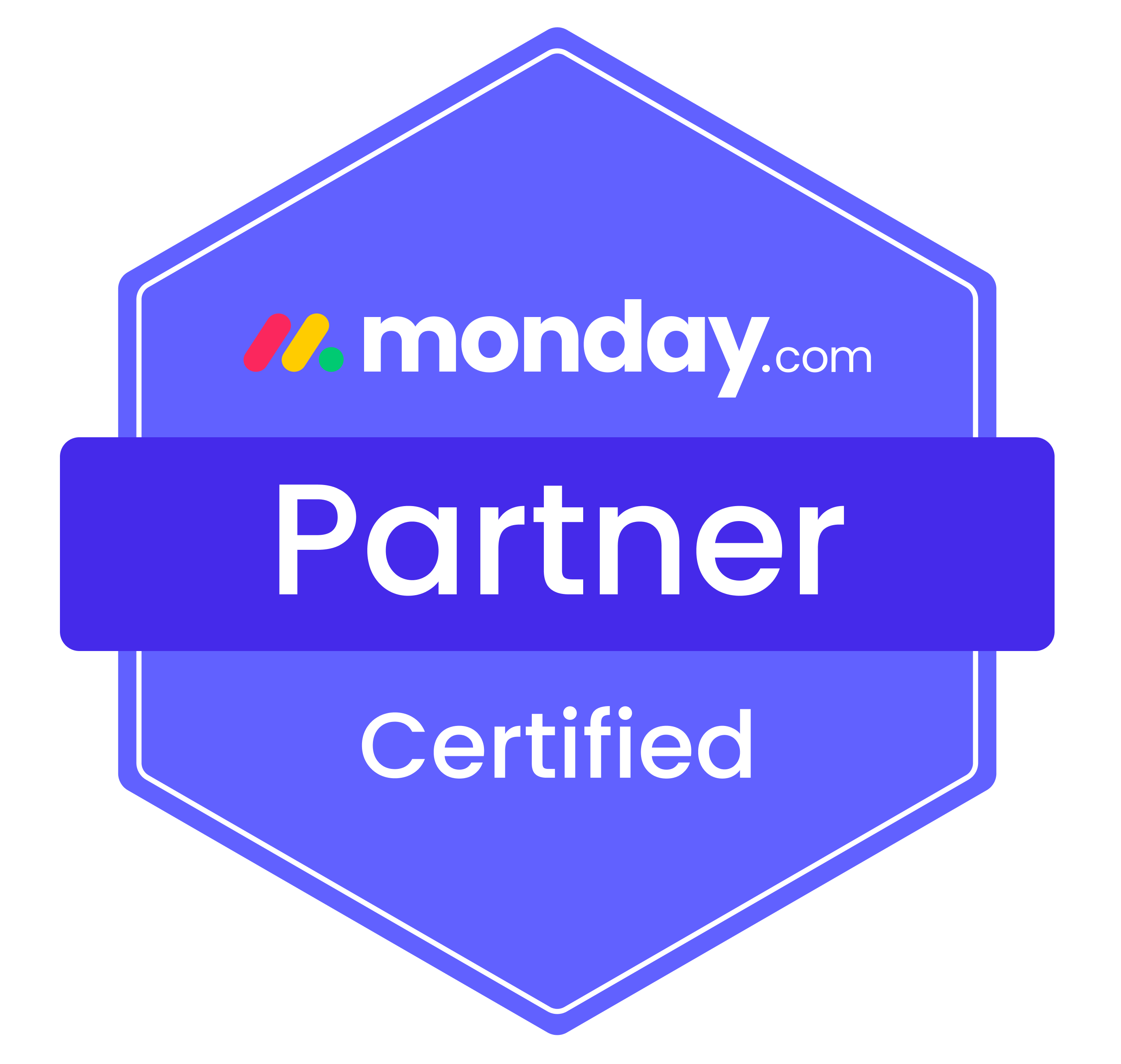 monday.com Certified Partner badge